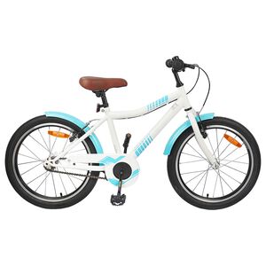 vidaXL Bicicleta Infantil 18 Pulgadas para 5-7 a&ntilde;os Azul Claro
