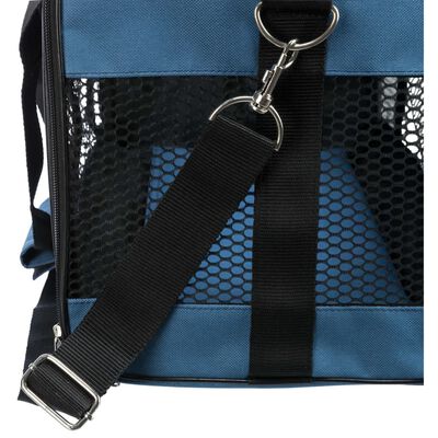 TRIXIE Bolso para transporte de perros Ryan azul 47x26x27 cm