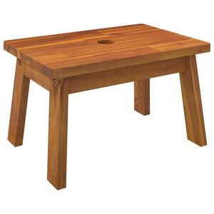 vidaXL Taburete de madera maciza de acacia 38x26x22 cm