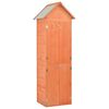 vidaXL Caseta de almacenamiento de jard&iacute;n de madera 71x60x213 cm