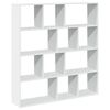 vidaXL Estanter&iacute;a librer&iacute;a madera de ingenier&iacute;a blanca 132x29x141,5 cm