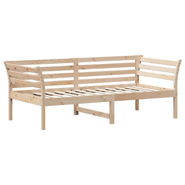 vidaXL Sof&aacute; cama sin colch&oacute;n madera maciza de pino 90x190 cm