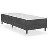 vidaXL Estructura de cama Box Spring sin colch&oacute;n tela gris 100x200 cm