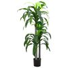 vidaXL Árbol dracaena artificial 36 hojas 180 cm verde