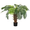vidaXL Palmera Cycas artificial con macetero 90 cm verde