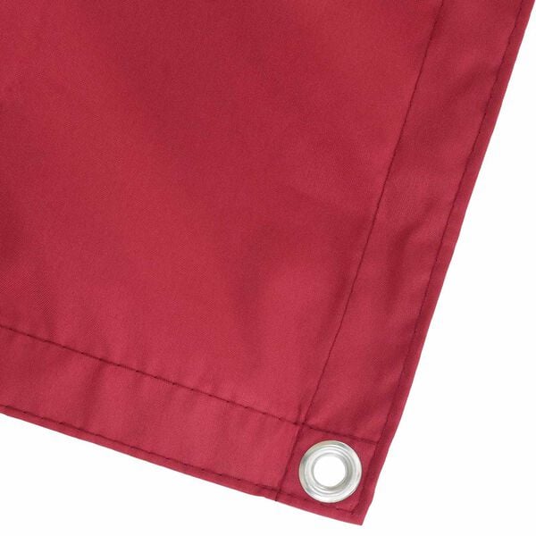 vidaXL Pantalla de Balc&oacute;n Rojo 75 x 200 cm Oxford alu recubierto de PU