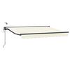 vidaXL Toldo Retr&aacute;ctil El&eacute;ctrico Crema y Antracita 3 x 2,5 m