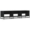 vidaXL Mueble de TV madera de ingenier&iacute;a negro 180x40x46 cm