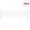 vidaXL Valla con Poste Plateado 0,5 x 10 m Acero