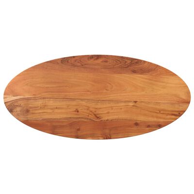 vidaXL Tablero de mesa ovalado madera maciza de acacia 100x50x3,8 cm