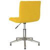 vidaXL Sillas de comedor giratorias 4 uds terciopelo amarillo mostaza