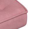 vidaXL Sill&oacute;n de relax con reposapi&eacute;s terciopelo rosa
