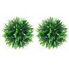 vidaXL Bolas de boj artificial con luces LED 2 unidades 20 cm