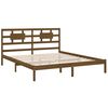 vidaXL Estructura de cama madera maciza de pino marr&oacute;n miel 200x200 cm