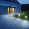 Steinel Bolardo de jard&iacute;n con sensor GL 80 LED IHF CUBO plata 055486