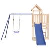 vidaXL Parque infantil de exterior madera maciza de pino