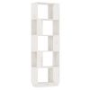 vidaXL Estanter&iacute;a/divisor de espacios madera pino blanco 51x25x163,5cm