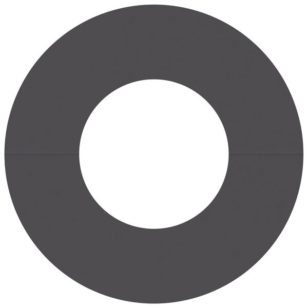 vidaXL Macetas de Plástico Negro Plástico Mediano Apilable