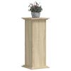 vidaXL Soportes de plantas madera ingenier&iacute;a roble Sonoma 33x33x80 cm