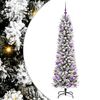 vidaXL &Aacute;rbol de Navidad artificial Blanco 180 cm PVC, Metal y Pl&aacute;stico