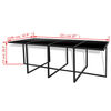 vidaXL Set comedor de jard&iacute;n 13 piezas y cojines rat&aacute;n sint&eacute;tico negro