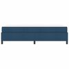 vidaXL Cama tipo Box Spring con colch&oacute;n Azul 90 x 190 cm tela