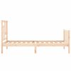 vidaXL Estructura de cama sin colch&oacute;n madera maciza de pino 90x200 cm
