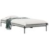 vidaXL Estructura cama madera ingenier&iacute;a metal gris Sonoma 90x200 cm