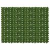 vidaXL Pantalla de balc&oacute;n con hojas Verde 200 x 150 cm