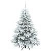 vidaXL &Aacute;rbol de Navidad artificial con 150 LED 150 cm PE y PVC