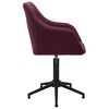 vidaXL Silla de oficina giratoria tela morada
