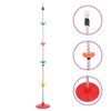 vidaXL Cuerda para trepar con plataformas y disco 200 cm
