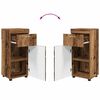 vidaXL Juego de muebles de ba&ntilde;o con caj&oacute;n TULUM Madera vieja