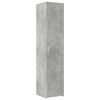 vidaXL Aparador de madera de ingenier&iacute;a gris hormig&oacute;n 40x42,5x185 cm