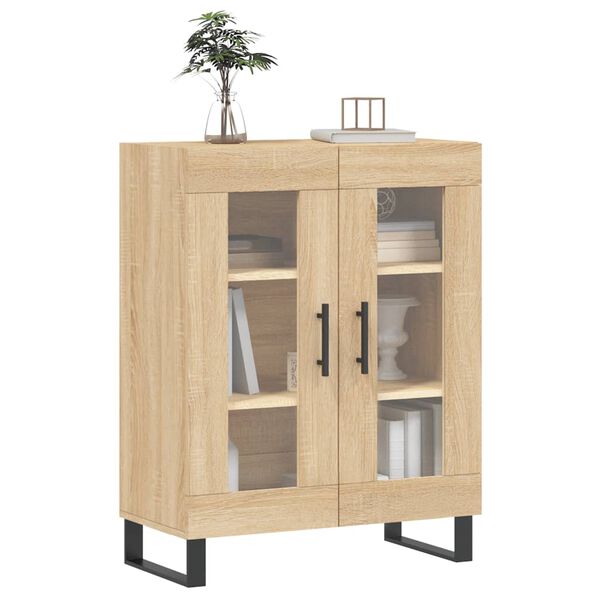 vidaXL Aparador de madera de ingenier&iacute;a roble Sonoma 69,5x34x90 cm