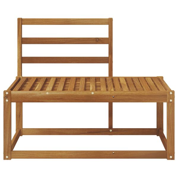 vidaXL Sof&aacute; de esquina exterior Natural 91 x 63 x 73 cm