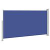 vidaXL Toldo lateral de jard&iacute;n o terraza azul 160x300 cm