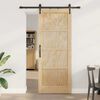 vidaXL Puerta Corredera ORKDAL Marr&oacute;n 83 x 211 cm