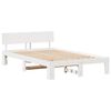 vidaXL Estructura de cama 140 x 190 cm Madera de pino macizo