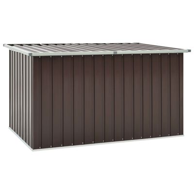 vidaXL Caja de almacenamiento de jardín marrón 117x99x93 cm