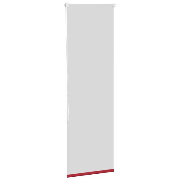 vidaXL Estor Enrollable Opaco Rojo 45x130 cm Tela Ancho 40,7 cm