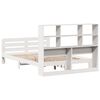 vidaXL Estructura de cama sin colch&oacute;n madera de pino blanca 140x190 cm