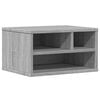 vidaXL Soporte impresora madera ingenier&iacute;a gris Sonoma 40x32x22,5 cm