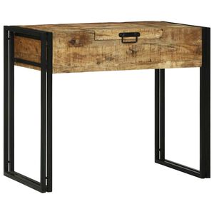 vidaXL Mesas de tocador de dormitorio Marr&oacute;n Madera maciza de Mango