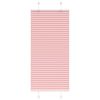vidaXL Estor Plisado rosa 55x150 cm Tela Ancho 54,4 cm Poli&eacute;ster