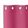 vidaXL Cortinas Opacas con Anillas 2 pcs Rosa Brillante 175 x 140 cm