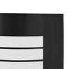 vidaXL Luz de pared exterior Negro 23.5 x 9 x 26 cm