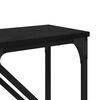 vidaXL Mesa Consola 2 pcs Roble Negro 100 x 28 x 75 cm
