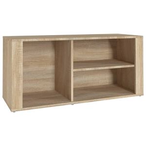 vidaXL Zapatero madera contrachapada roble Sonoma 100x35x45 cm