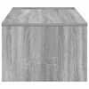 vidaXL Mesa de Caf&eacute; Gris Sonoma 95 x 50 x 34 cm Madera de ingenier&iacute;a
